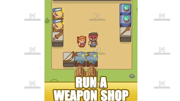 Idle Weapon Shop Mod APK (Unlimited Money) Screenshot