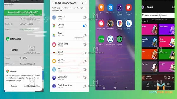 Modded Spotify APK (MOD, UNLOCKED) Screenshot