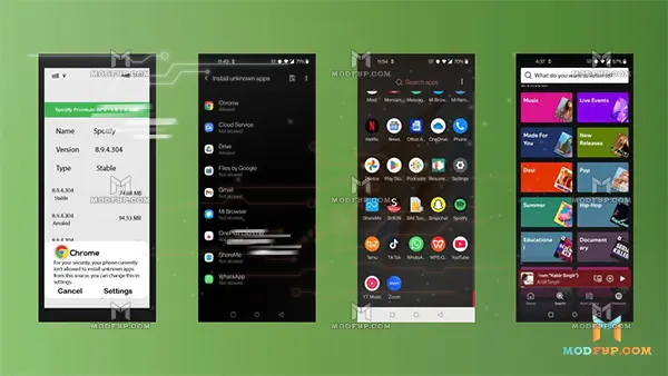 Modded Spotify APK (MOD, UNLOCKED) Screenshot