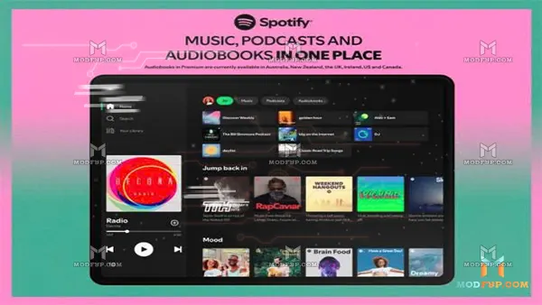 Modded Spotify APK (MOD, UNLOCKED) Screenshot