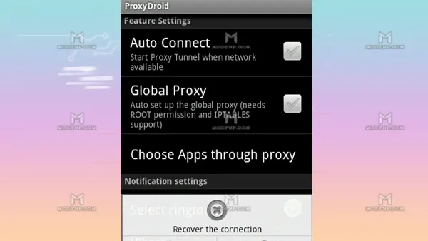 ProxyDroid APK (Android App) Screenshot