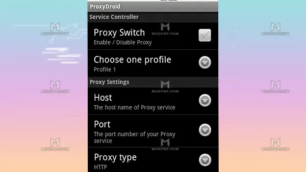 ProxyDroid APK (Android App) Screenshot