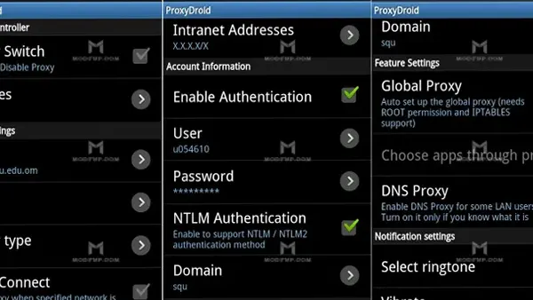 ProxyDroid APK (Android App) Screenshot