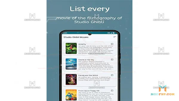 Studio Ghibli App Screenshot