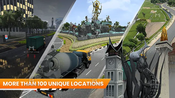 Truck Simulator Indonesia Mod APK (Unlimited Money) Screenshot