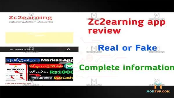Zc2earning Applying APK Screenshot