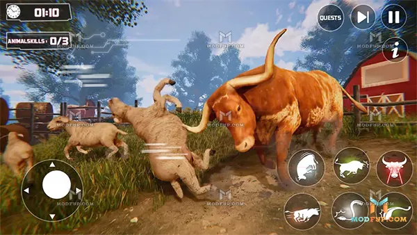 Crazy Cattle 3D APK (Android Game) Screenshot