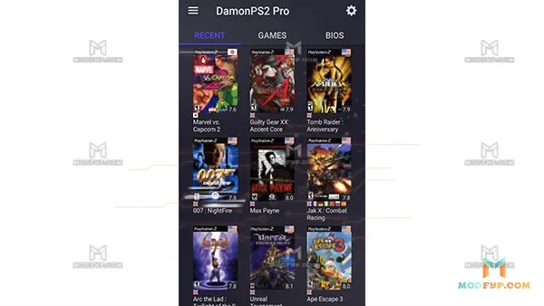 Damon Ps2 Pro APK Screenshot