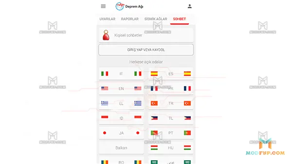 Deprem Ağı PRO APK Screenshot