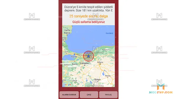 Deprem Ağı PRO APK Screenshot