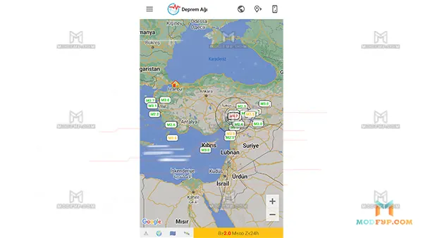 Deprem Ağı PRO APK Screenshot