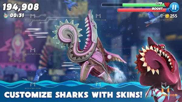 Hungry Shark World Mod APK (Unlimited money/Gold) Screenshot