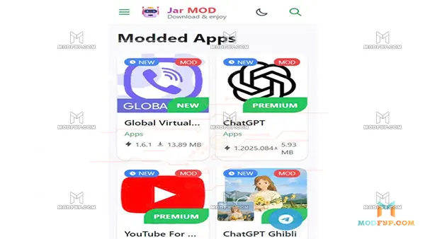 JarMOD APK (Android App) Screenshot