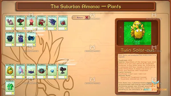 PVZ Fusion 2.4.1 APK (Menu) Screenshot
