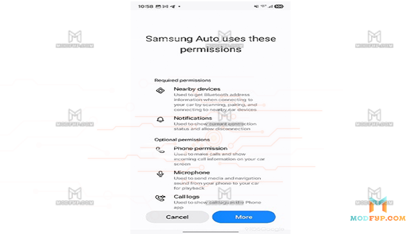 Samsung Auto APK Screenshot
