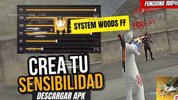 Sensibilidades Woods FF APK (Free Fire) Screenshot