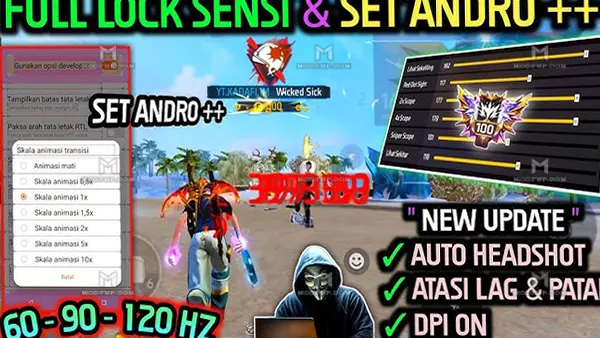 Sensitivitas FF (MENU MODEL) Screenshot