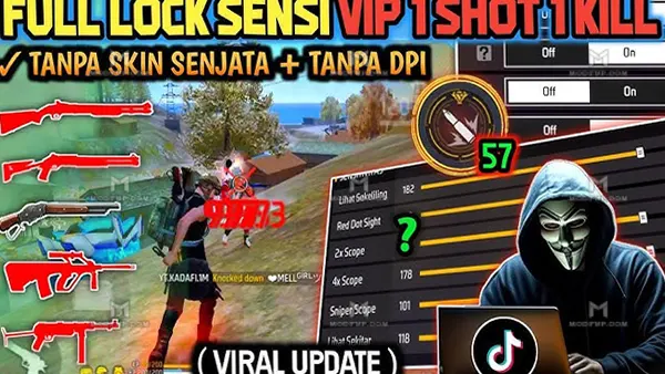Sensitivitas FF (MENU MODEL) Screenshot