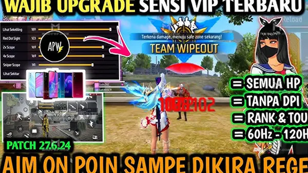Sensitivitas FF (MENU MODEL) Screenshot