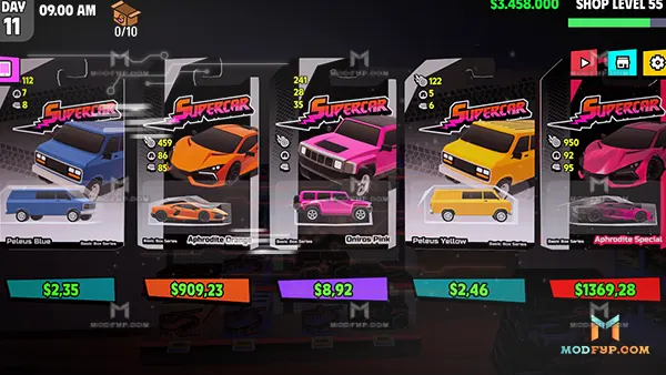 Supercar Collection Simulator APK (Unlimited money) Screenshot