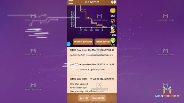 TCC Network Mod APK Screenshot