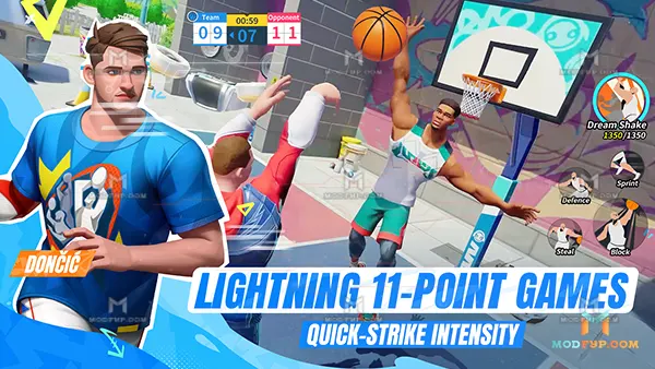 Dunk City Dynasty Mod APK (Unlimited Money) Screenshot