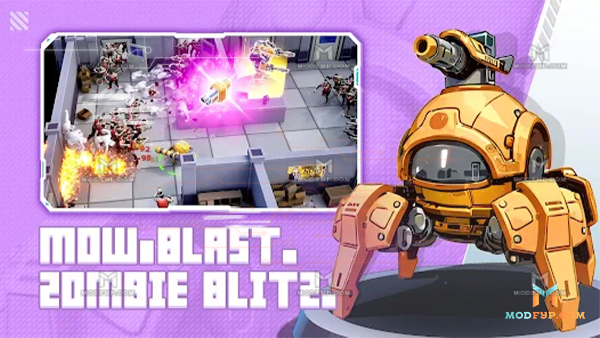 Mech Assemble Zombie Swarm Mod APK (Unlimited Money) Screenshot
