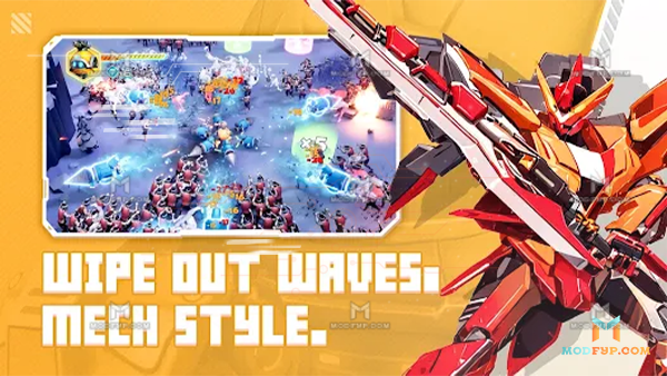 Mech Assemble Zombie Swarm Mod APK (Unlimited Money) Screenshot