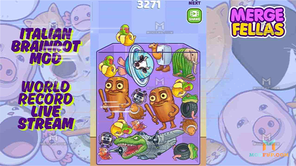 Merge Fellas Italian Brainrot APK Screenshot