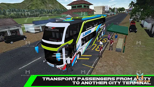 Mobile Bus Simulator APK (MOD, Unlimited Money) Screenshot