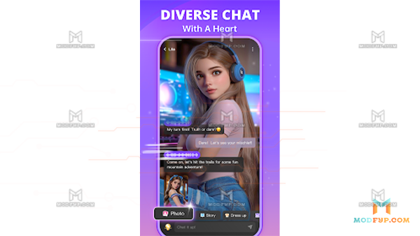 Rosytalk Mod APK (Premium Unlocked) Screenshot
