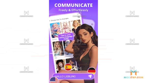 Rosytalk Mod APK (Premium Unlocked) Screenshot