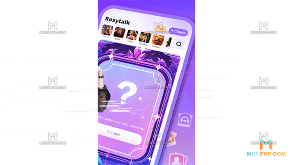 Rosytalk Mod APK (Premium Unlocked) Screenshot