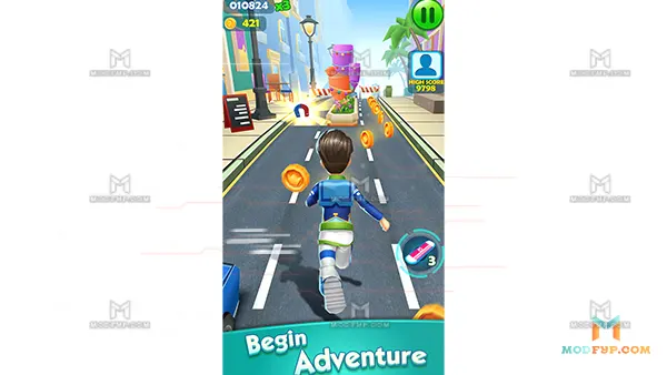 Subway Princess Runner Mod APK (Unlimited Money) Screenshot