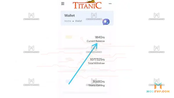 Titanic Earning App APK Screenshot