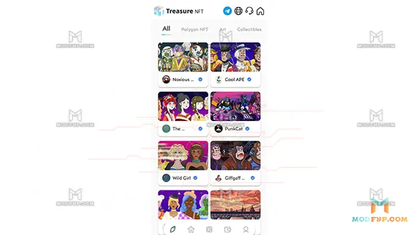 TreasureNFT APK Screenshot