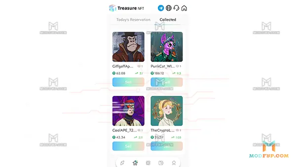 TreasureNFT APK Screenshot