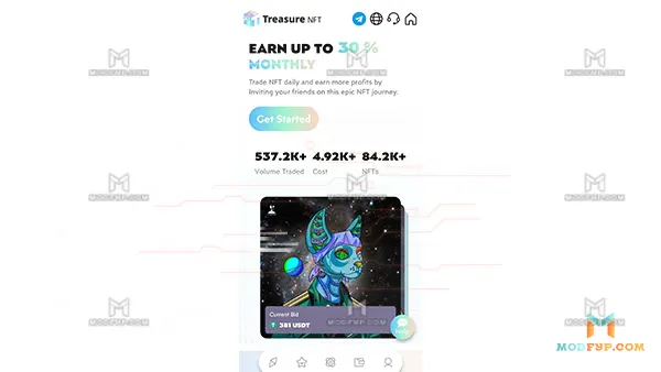 TreasureNFT APK Screenshot