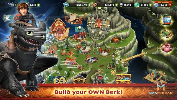 Dragon Rise of Berk Mod APK (Unlimited All) Screenshot