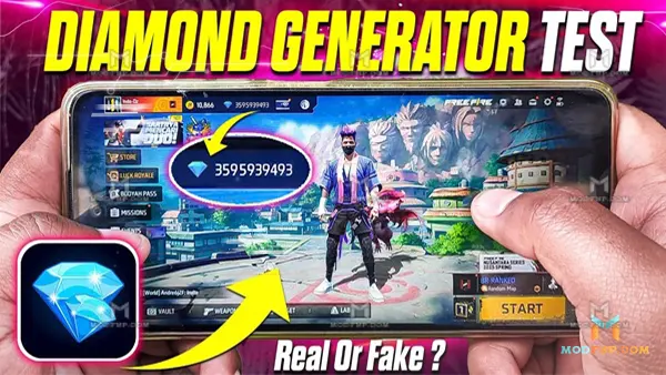 Free Fire Diamond Generator APK Screenshot