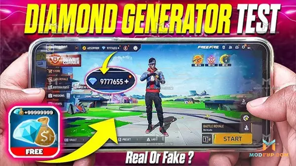 Free Fire Diamond Generator APK Screenshot
