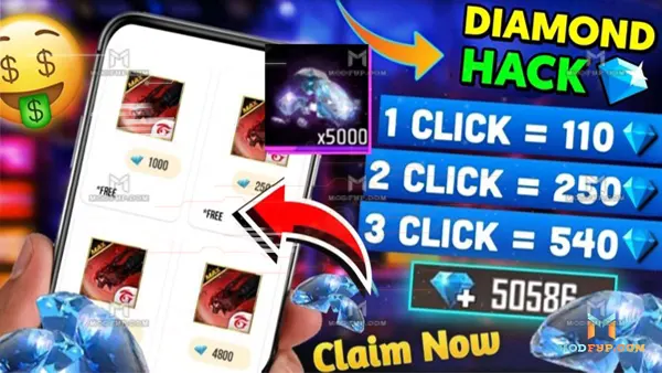 Free Fire Diamond Generator APK Screenshot
