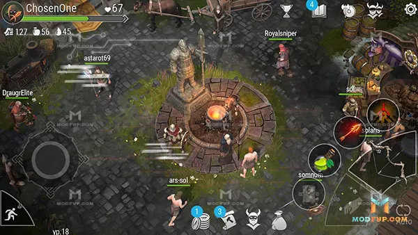 Frostborn Mod APK (Free Craft) Screenshot