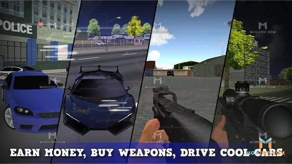 Justice Rivals 3 APK (Aim Bot, Unlimited Money) Screenshot