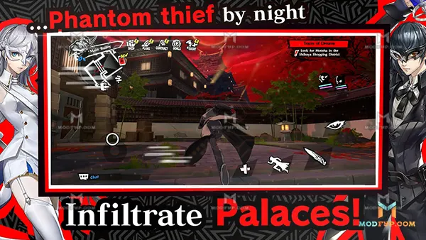 Persona 5 The Phantom X APK (Español) Screenshot