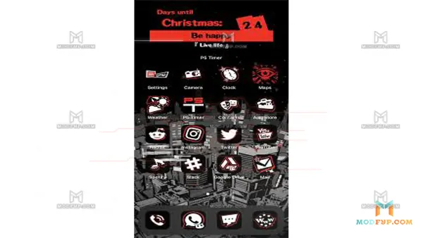 Persona 5 Widget APK (Premium) Screenshot