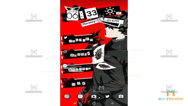 Persona 5 Widget APK (Premium) Screenshot