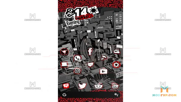Persona 5 Widget APK (Premium) Screenshot
