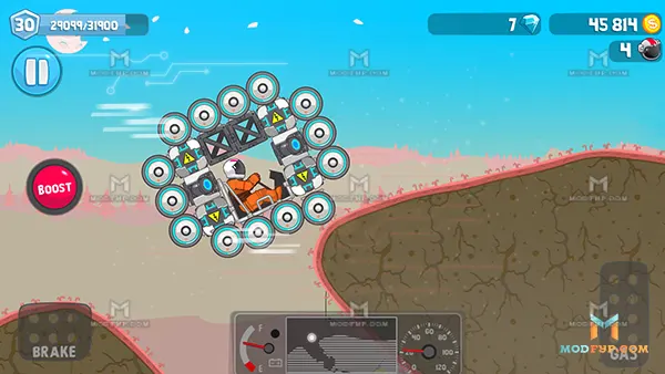 Rovercraft Mod APK (Dinero Infinito) Screenshot