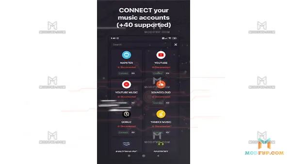 Soundiiz Premium APK (MOD) Screenshot